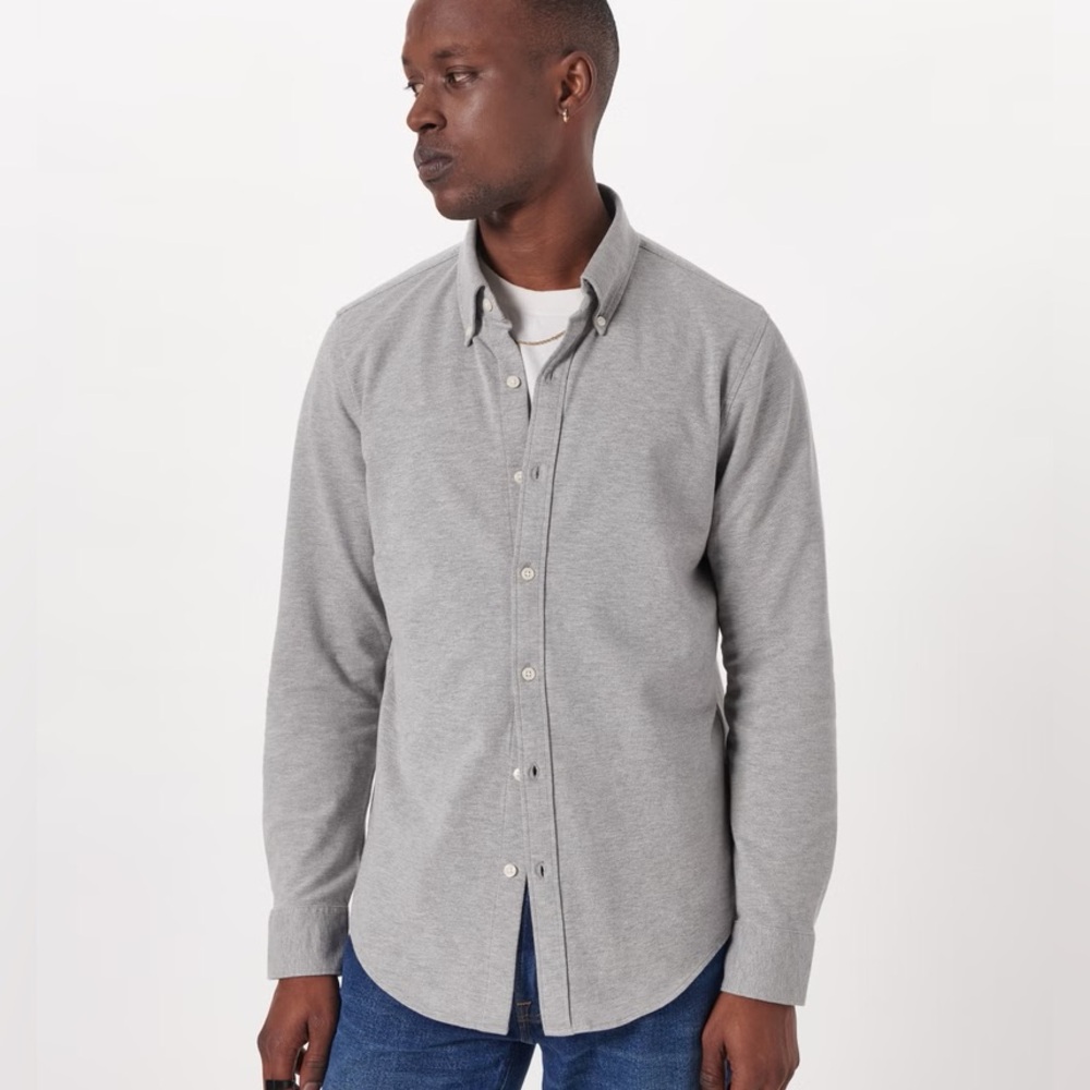 NWOT Abercrombie Men’s Button Up Oxford Long Sleeve Shirt